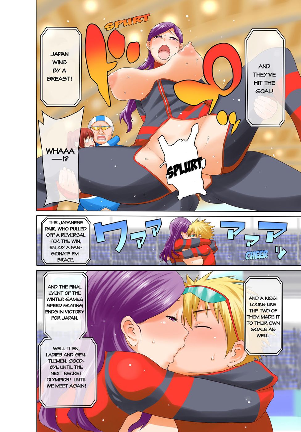 Hentai Manga Comic-Secret Olympics! -Pairs of Completely Naked Men and Women Play Winter Sports-Read-61